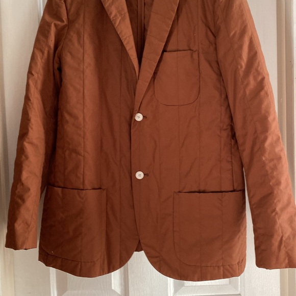 Levis California Quilted Copper Mens Blazer jacket size L. Rare - Picture 7 of 16